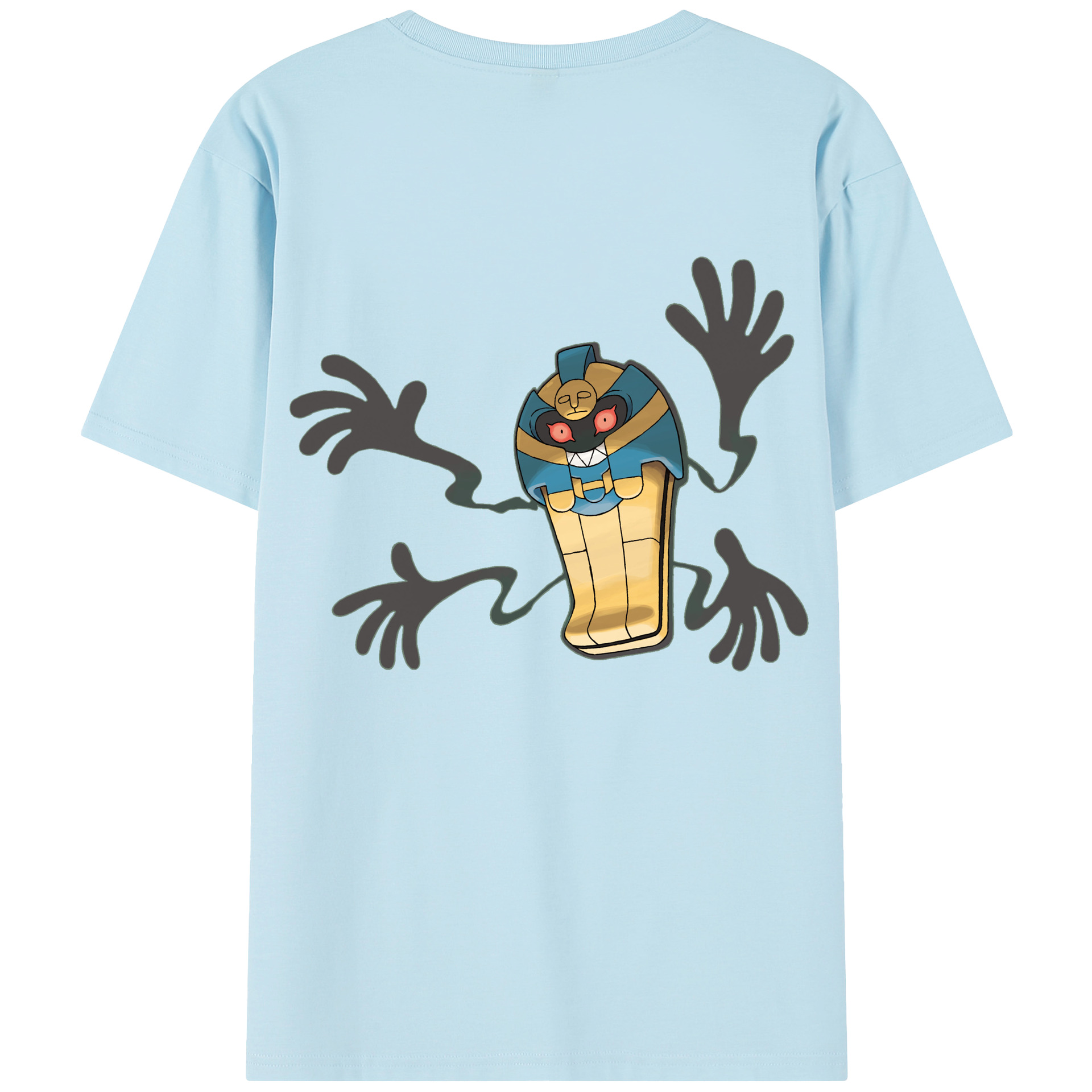 （画像用） ポケットモンスター Pokémon 綿100％半袖Tシャツ（背面プリント）